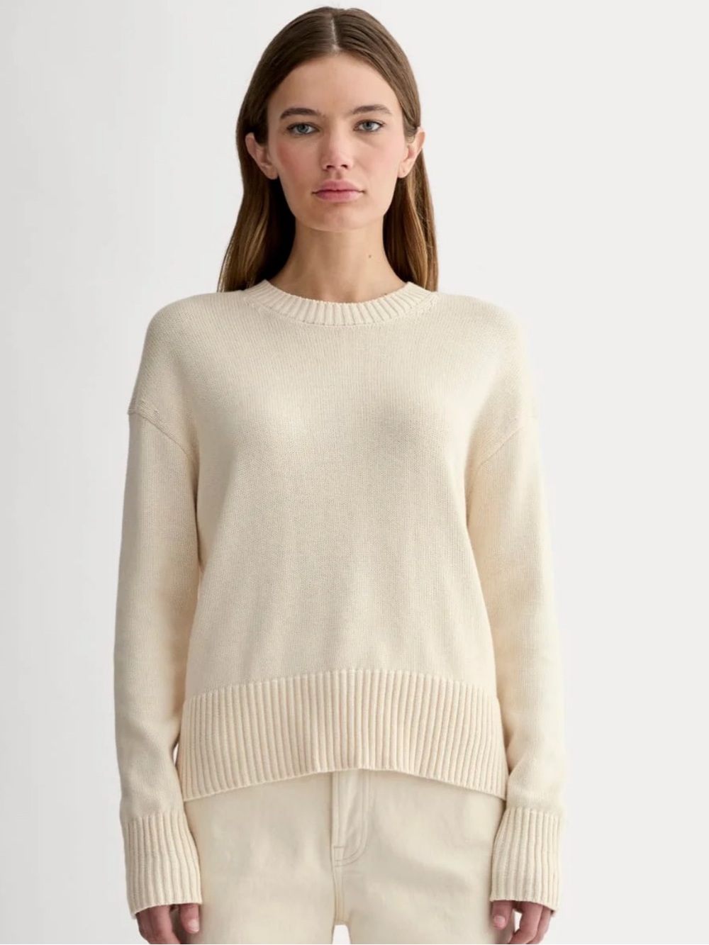 Everlane THE BOXY SWEATER IN EVERYDAY COTTON Canvas